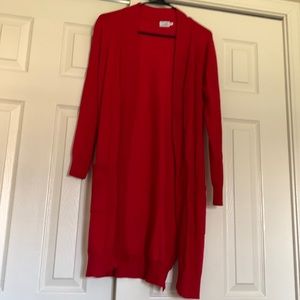 Cielo Size Small Red Cardigan